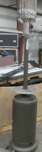lot 395 image: patio heater with tank