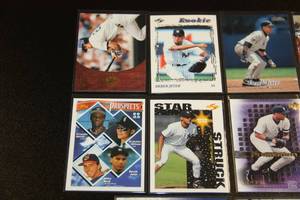 lot 83 image: Derek Jeter Baseball Card Lot  10 Cards