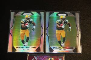 lot 93 image: Jamaal Williams Rookie Card Investment Lot  3 Cards
