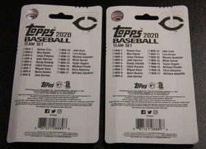 lot 97 image: 2020 Topps Minnesota Twins Factory Sealed Team Sets  2 Sets