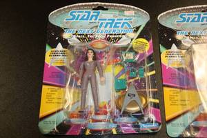 lot 133 image: 1992 Star Trek The Next Generation Deanna Troi Figures Lot