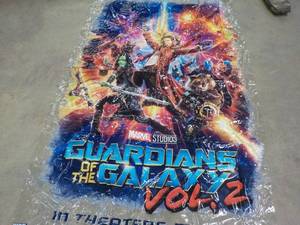 lot 72 image: Marvel Wall Hanging- has tear in up...