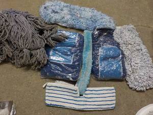 lot 93 image: Mop Heads in a Laundry Tub...