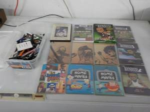 lot 95 image: DVDs and tote of Pens...