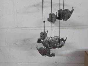 lot 108 image: Cat Wind Chime and Fleece...