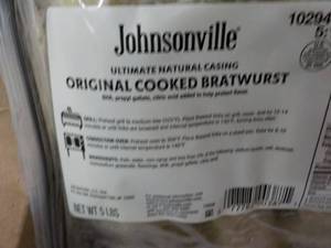 lot 153 image: 2 - 5lbs pkgs Johnsonville Original...