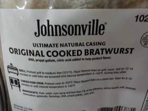 lot 161 image: 2 - 5lbs pkgs Johnsonville Original...