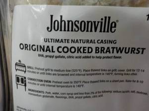 lot 162 image: 2 - 5lbs pkgs Johnsonville Original...