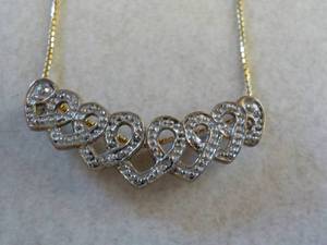 lot 120 image: Necklace marked Italy 8725...