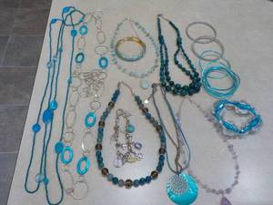 lot 128 image: Costume Necklaces and Bracelet...