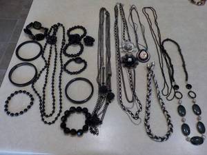 lot 129 image: Costume Necklaces and Bracelet...