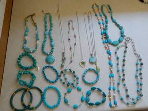 lot 130 image: Costume Necklaces and Bracelet...