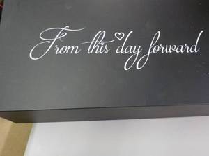 lot 199 image: From this Day Forward and Candles...