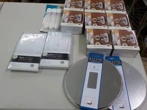 lot 203 image: Door Lever Locks, Shower Curtains, ...