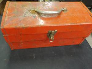 lot 235 image: Metal Tool Box with Contents...