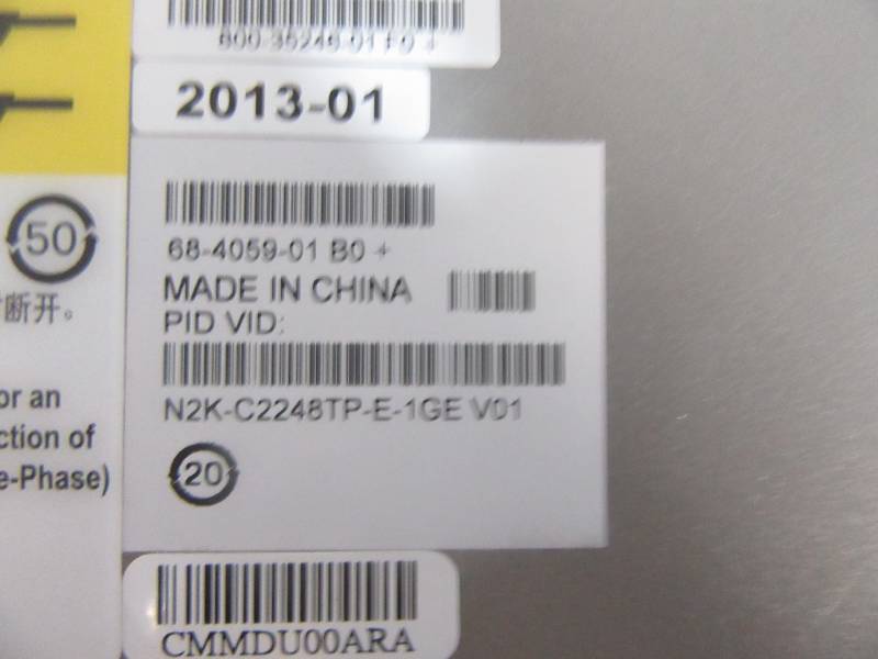 Cisco Nexus N2K 48 PORT GIG Switch Dual Power