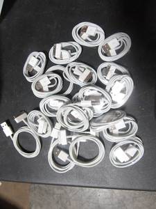 Lot of 20 Apple charging cables