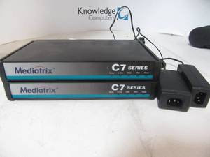 Lot of 2 Mediatrix C7 Series Model C