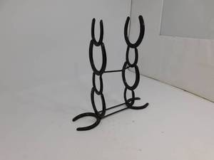 lot 6 image: Horseshoe Wine Rack
