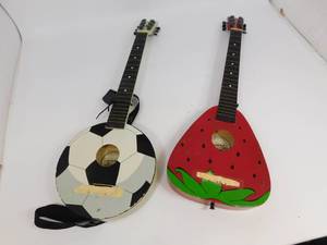 lot 34 image: 2 First Act Banjos with No Strings