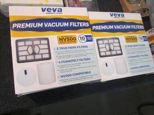 lot 56 image: 2- 10 pc pk Veva Vacuum HEPA Filter...