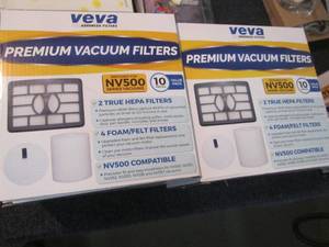 lot 57 image: 2- 10 pc pk Veva Vacuum HEPA Filter...