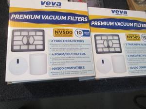 lot 58 image: 2- 10 pc pk Veva Vacuum HEPA Filter...