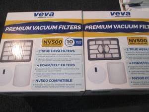 lot 61 image: 2- 10 pc pk Veva Vacuum HEPA Filter...