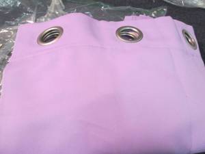 lot 75 image: 2 Lavendar Curtain Panels 52x84 inc...