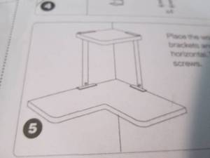 lot 80 image: 3- 2 Level Wood Floating Shelves...