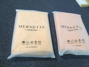 lot 135 image: 2- 2pks Cushion Covers 50 cm...
