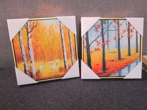 lot 144 image: 2 Wall Art Canvases...