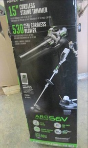 lot 147 image: Ego POWER 56-Volt 15 in. Rapid Rel...