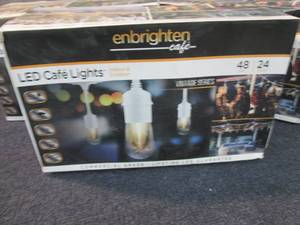 lot 162 image: 24-Bulb 48 ft. Vintage Cafe Integra...
