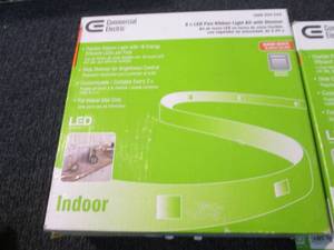 lot 168 image: 2- CE 8 ft. Clear LED Flexible Tape...