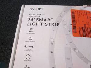 lot 192 image: Smart Strip Light LED Solar Flood L...