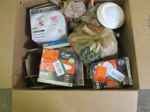 lot 196 image: Box of Assorted Light Products & Mi...
