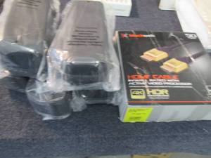lot 259 image: 50 ft HDMI Cable, 5 Zip Cases...