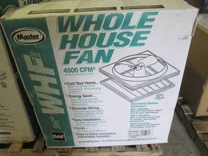 lot 280 image: Master Flow 4500 CFM 24 inch Direct...