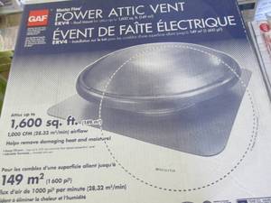 lot 287 image: Master Flow 1500 CFM Shingle Match ...