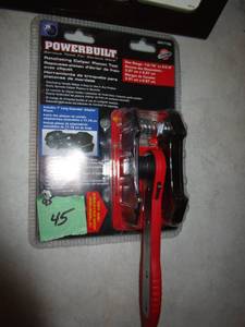 lot 45 image: Powerbuilt Ratcheting Caliper Pistol Tool