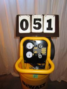 lot 51 image: Dewalt 27 Gallon Air Compressor