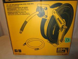 lot 53 image: Dewalt Air Hose Reel