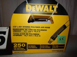 lot 55 image: Dewalt Air Hose - 50 ft