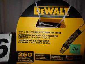 lot 56 image: Dewalt Air Hose - 50 ft