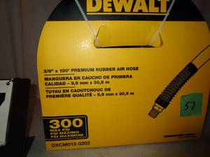 lot 57 image: Dewalt Air Hose - 100 ft
