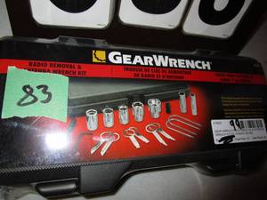 lot 83 image: Gear Wrench Radio Removal & Antenna Wrench Kit