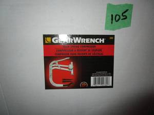 lot 105 image: Gear Wrench Valve Spring Compressor
