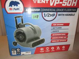 lot 108 image: B-Air Commercial Grade Floor Fan Air Mover