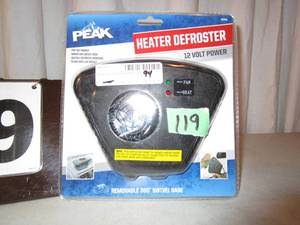 lot 119 image: Peak Heater Defroster